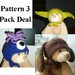 3 Pack Crochet Pattern For Pet