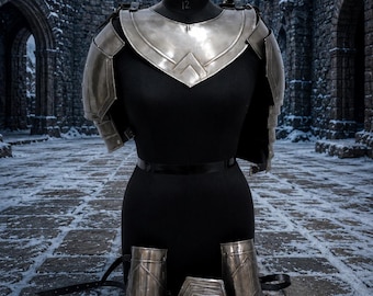 Medieval Dwarven Warrior Armor | Handcrafted Full Body Steel Armor | LOTR-Inspired Cosplay & LARP Costume | Handmade Metal Armor Gift