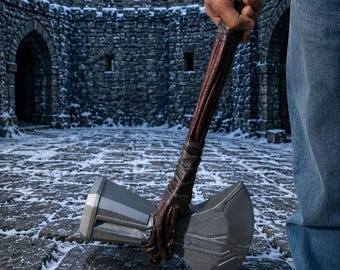 Storm breaker Axe Replica: 24" Aluminum Handle, Avengers Cosplay Prop
