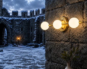 Illuminazione per il bagno: applique da bagno moderna di metà secolo a 3 e 4 luci
