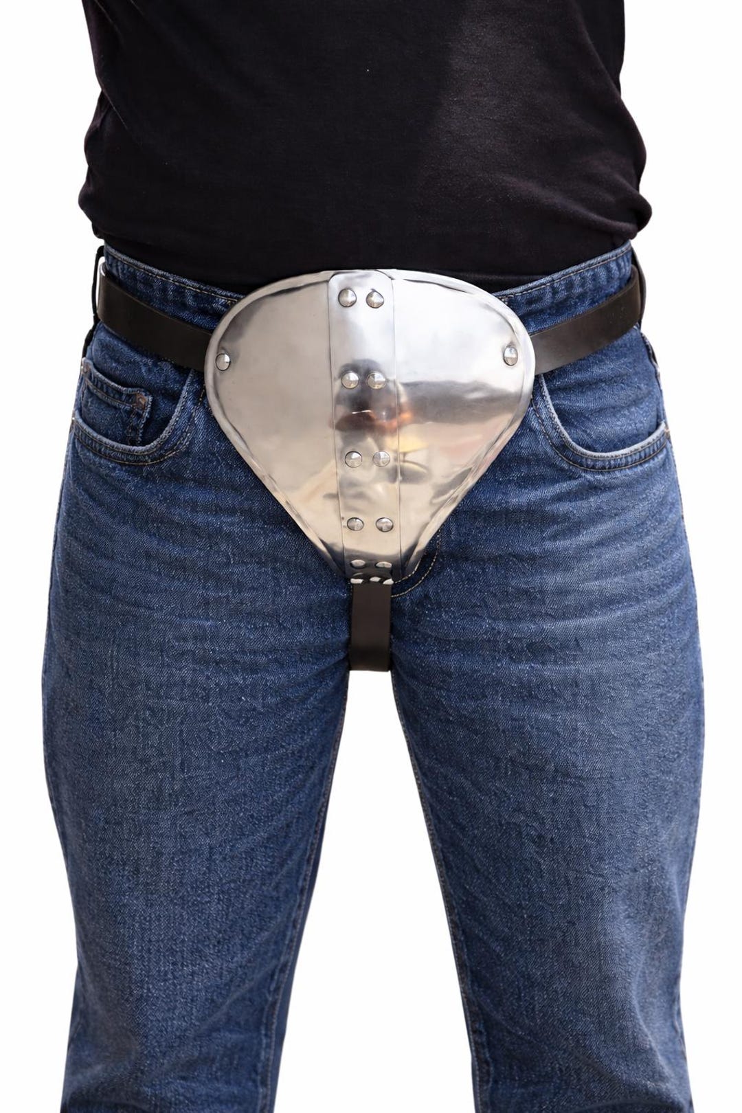 Metal Codpiece Medieval Steel Codpiece Armor | Handmade Groin Protector With Leather ...