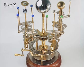 アンティーク真鍮製太陽系儀 太陽・地球・月運動科学研究モード - Etsy