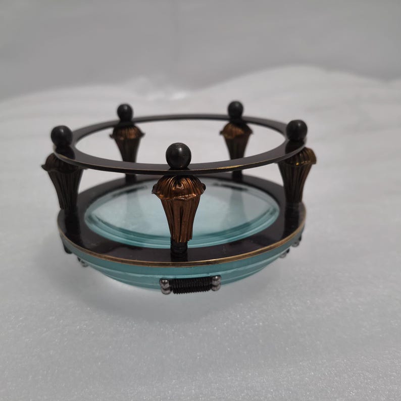 Handmade Brass Dome Magnifying Glass – Vintage Style Paperweight, Map Reading Tool image 8