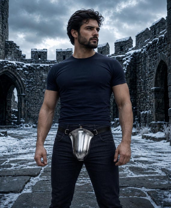 Medieval Steel Codpiece Armor | Handcrafted Knight Groin Guard | Renaissance Armor Accessory | Reenactment & Cosplay Gear
