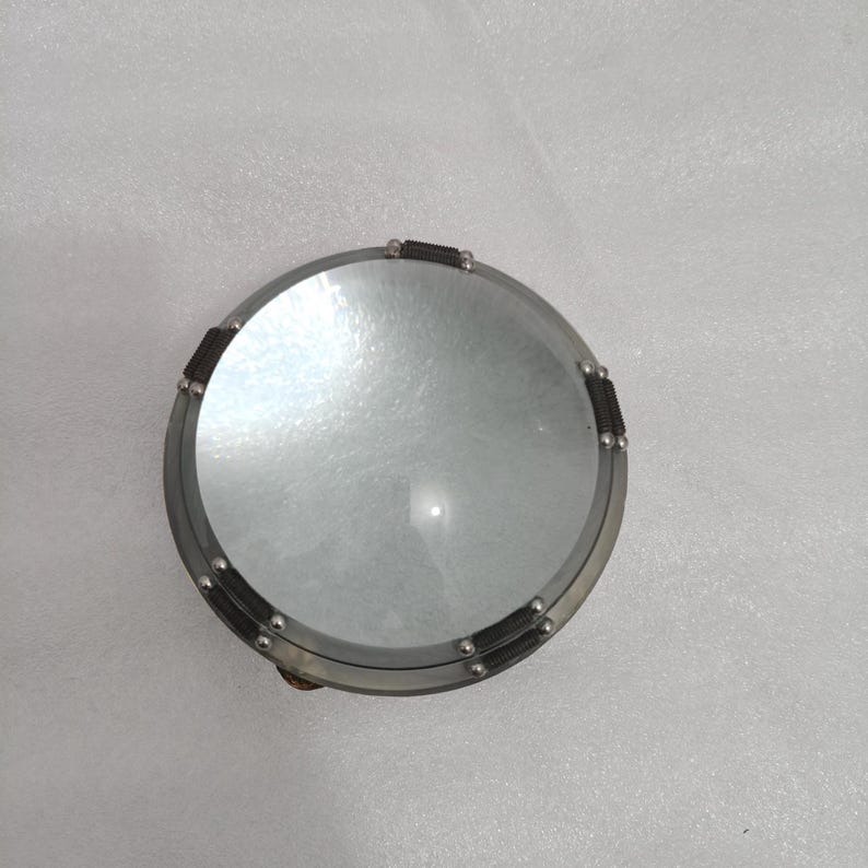 Handmade Brass Dome Magnifying Glass – Vintage Style Paperweight, Map Reading Tool image 10