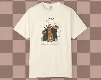 What A Ghostly Scene Swifty Halloween Unisex Comfort Colors T-shirt