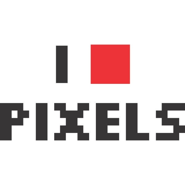 I Heart Pixels tee shirt