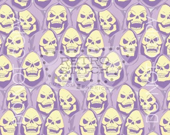 Myah Stacked - Visages pastel de méchants - Impression numérique sur tissu transparente