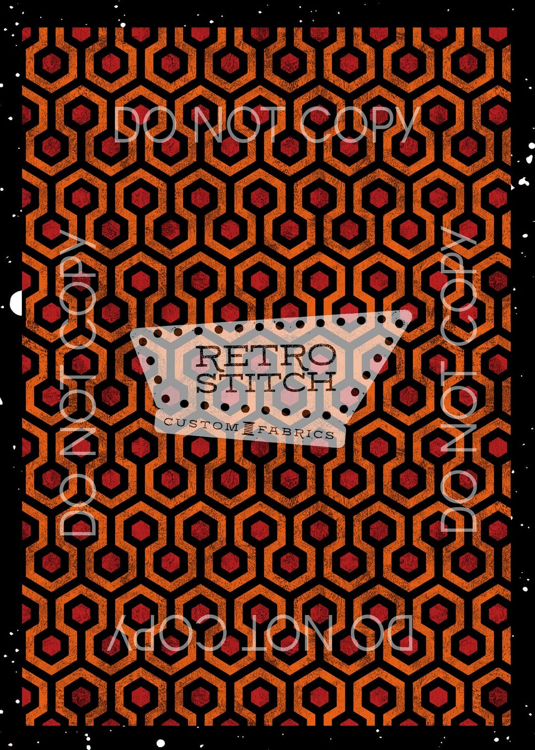Hotel Carpet – Retro Horror Seamless Digital Pattern | 70s Geometric ...