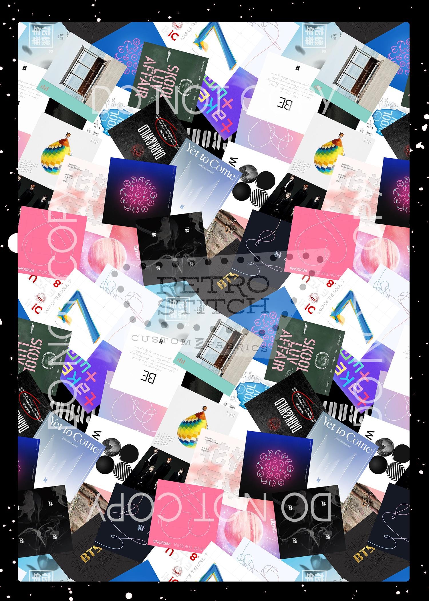 BTS Covers K-pop Inspired Album Cover Art – Digital Seamless