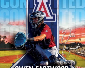 College Commitment Sports Graphic (Custom)