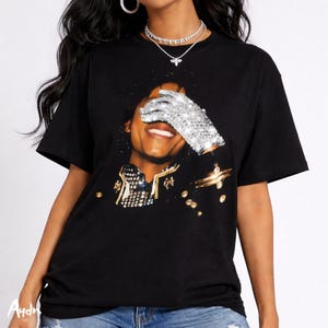 Michael Jackson Y2K grafisch T-shirt: retro pop-icoonstijl