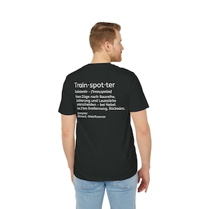 T-Shirt &quot;Trainspotter&quot;, Railway Series, Railway Nerd Humor