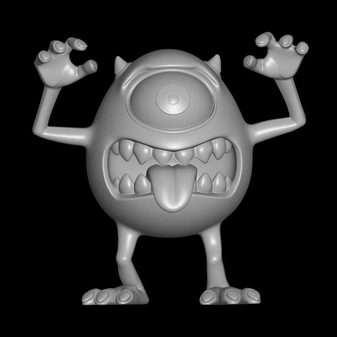 Mike Raczkowski Stl File Mike Wazowski STL File for 3D Printing Model - Etsy