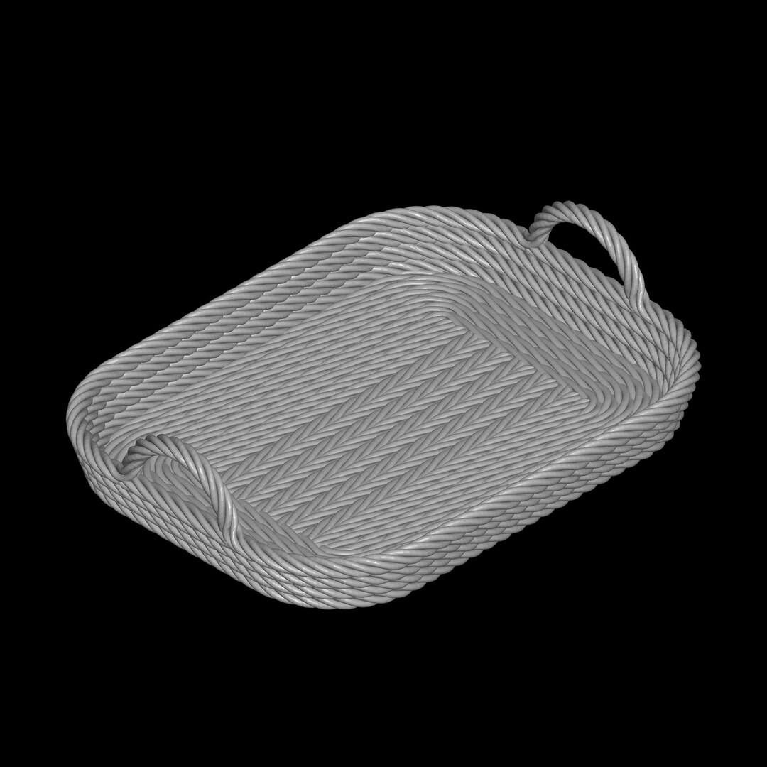Rope Tray Model STL File for 3D Printing Model - Etsy