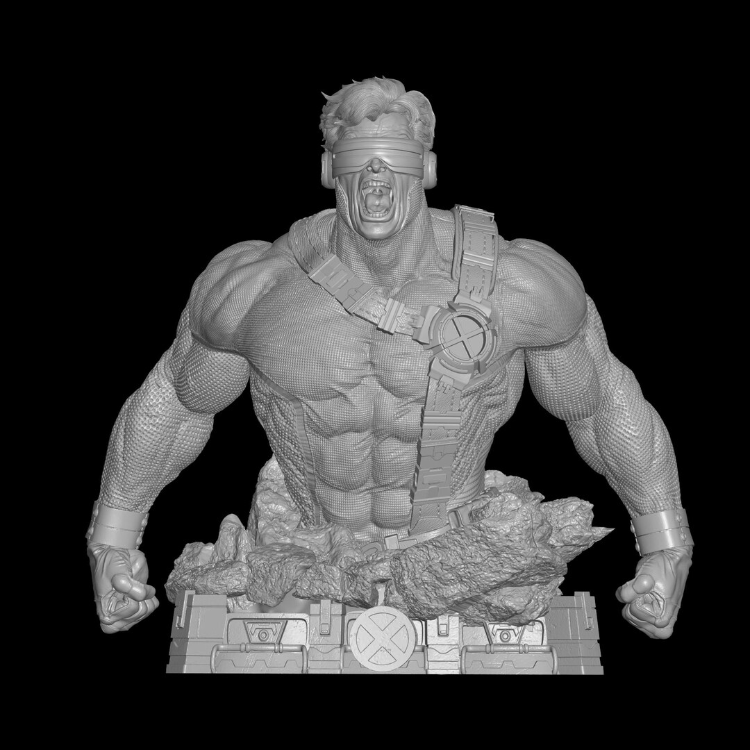 X-men Cyclops Bust STL File for the 3D Printing Model - Etsy