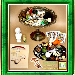 Crow Confetti Crystal Goblincore Trinkets & Schätze Mix Bag - 30 ausgewählte Teile!