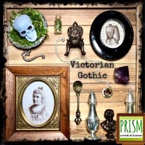 Victorian Gothic Gift Box: Vintage Collectibles & Handmade Finds