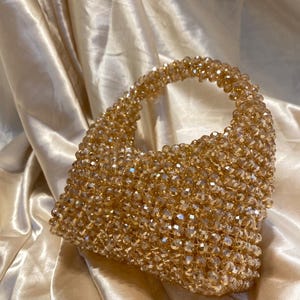 Handmade Beaded Bag / Elegant Evening Bag / Evening Bag for Special Occasions / Gift