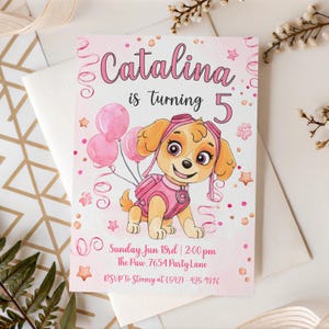 Editable Paw Party, Heroic Pups Invitation, Puppy Invite, Editable And Printable Instant Download