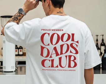 Comfort Colors® Cool Dads Club Shirt, Professional Princess Carrier Tee, Daddy of Girls, Fathers Day Gift, New Dad Gift, Dad Birthday Shirt