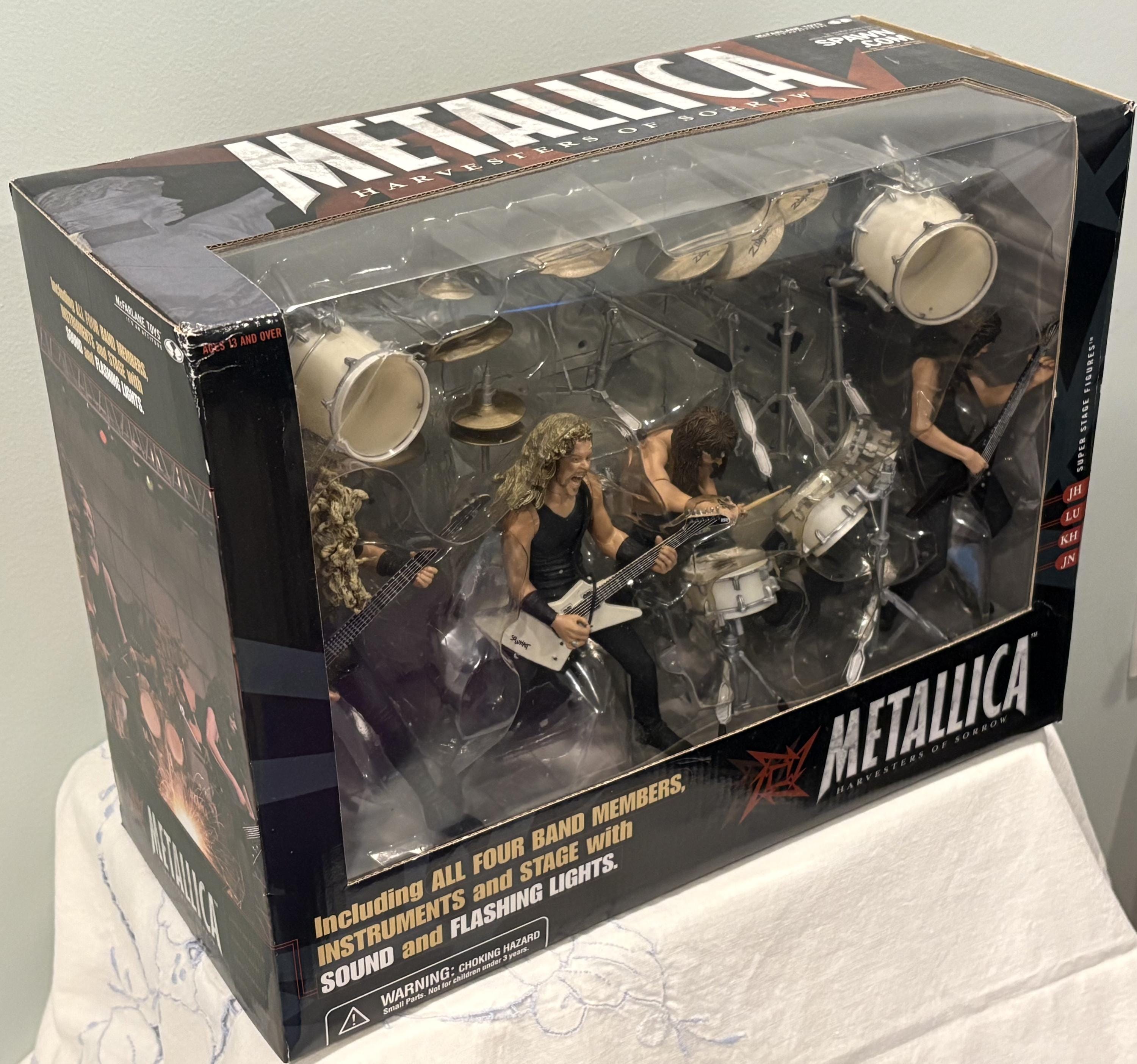 メタリカ　 スーパーステージフィギュア　HARVESTERS OF SORROW McFarlane Metallica Harvesters Of Sorrow Box Set Hetfield Ulrich