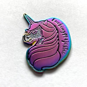 F*@! Majestic needle minders for cross stitch, Unicorn gifts, quilting needle minder, sewing needle holder, funny crafter gifts, magnetic