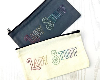 Lady Stuff Zipper Pouch period bag accessory bag for all of your private things