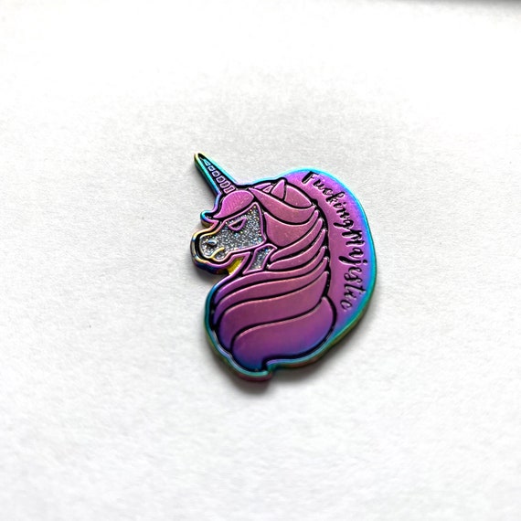 F*@! Majestic needle minders for cross stitch, Unicorn gifts, quilting needle minder, sewing needle holder, funny crafter gifts, magnetic