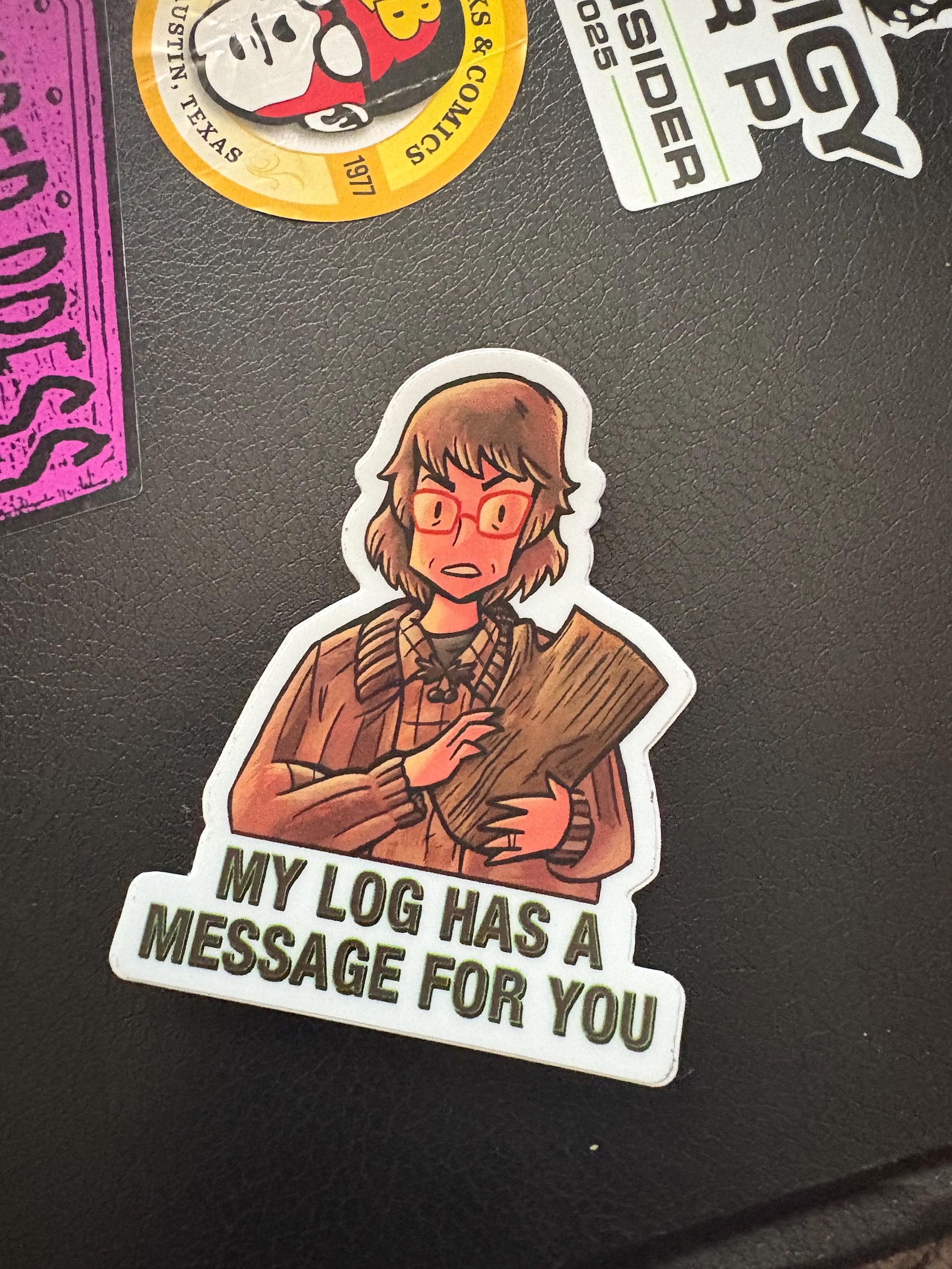 Log Lady Sticker - Etsy