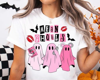 Fantômes méchants (PNG/SVG), motif amusant pour t-shirt d'Halloween (téléchargement numérique)