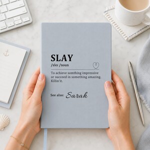 Custom Boss Gift, Funny Work Notebook, Gift for Coworker, Colleague Office Manager Supervisor Team Leader Boss Lady Gifts, Retirement Gift 11-Mist Blue