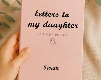 Letters to My Daughter Journal, Personalized Leather Memory Keepsake Book, Dear Daughter Journal, Custom Name Journal, Gift for Daughter