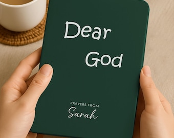 Personalized Prayer Journal, Custom Prayer Notebook for Women, Faith Journal with Name, Christian Gift Journal, Prayer Diary, Mom Gift