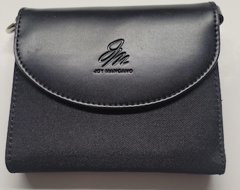 Joy Mangano Designer Crossbody Purse Bag Wallet Black Missing Strap