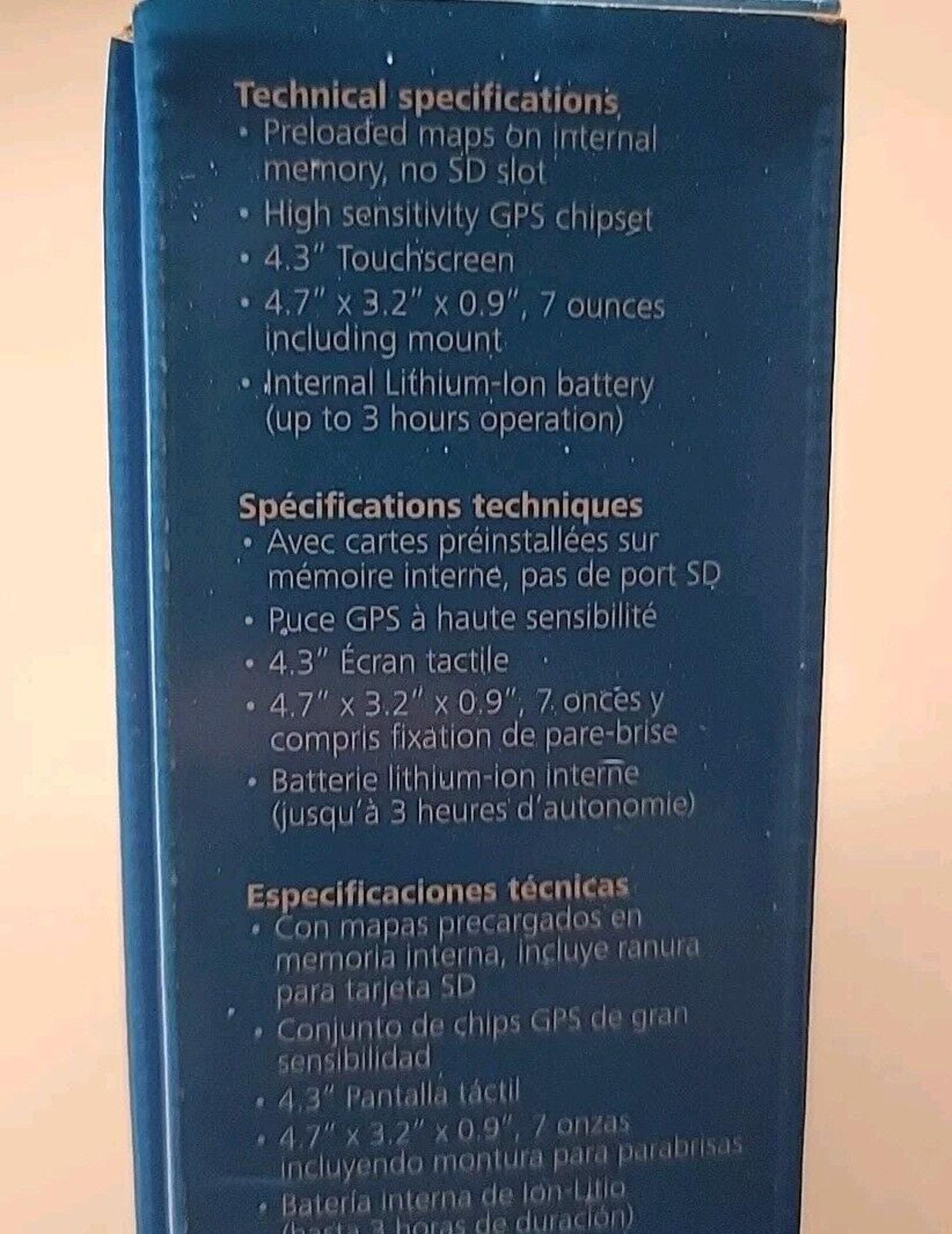 TomTom XL 350S GPS Set - USA/Canada/Mexico Maps, Lifetime Traffic, 4.3" Screen, Open Box 3 thumbnail image