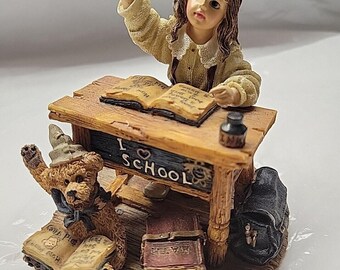 1999 Boyds Dollstone Yesterdays Child School Days Edition #916 Style 3540V