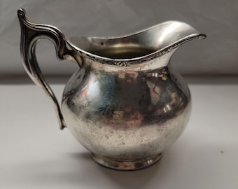 Vintage Reed & Barton Silver EPNS Soldered Creamer 4