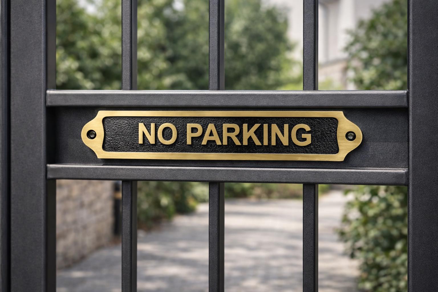 Schild Parken verboten kein Parkplatz Verbotsschild (Material und Größe