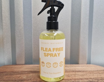 Spray repelente de pulgas y garrapatas