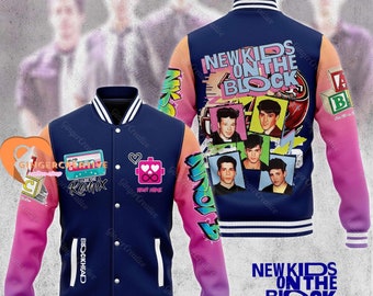 New Kids On The Block Baseball Jacket, New Kids On The Block Jacket, NKOTB Jacket For Men Women, Personalized Baseball Jacket