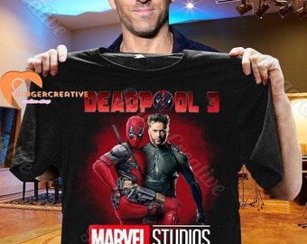 Deadpool 3 Shirt, Deadpool Wolverine Shirt, Wolverine Deadpool Movie Shirt, Ryan Reynolds Hugh Jackman Shirt, Superhero X-Men Shirt