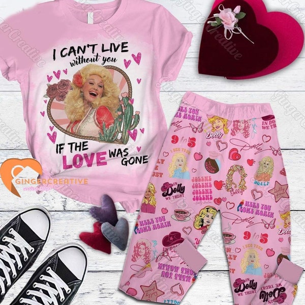 Chemise Dolly Parton, ensemble pyjama Dolly Parton, pyjama Dolly Parton, T-shirt Dolly Parton, cadeau Dolly Parton, ensemble pyjama femme