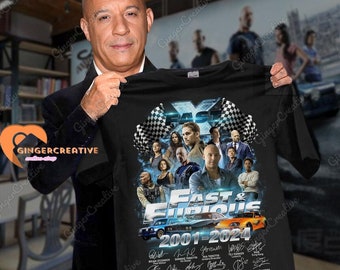 Fast And Furious Anniversary Shirt, Fast X Movie Shirt, Thank You For The Memories Shirt, Fast And Furious 2024 Shirt,Paul Walker Shirt