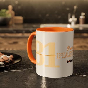 Oscar Piastri Mug, Gift for Formula 1 Fans, Coffee Cup, 11oz, F1 Mug, McLaren Merchandise, Motorsport, Racing cars, Aesthetic