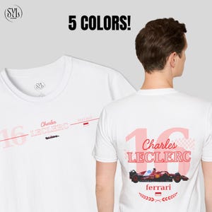 Charles Leclerc Ferrari F1 Racing T-Shirt for Fans, Unisex Softstyle Tee, Gift, Motorsport, Formula 1 Apparel, Aesthetic, Lewis Hamilton