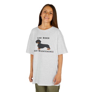 Kids Dog Lover Tee, Cute Pet T-Shirt, Funny Dachshund Shirt, Birthday Gift for Kids, Animal Lover Apparel
