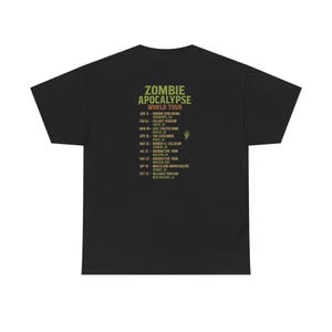 T-shirt Zombie Apocalypse World Tour image 6