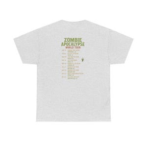 T-shirt Zombie Apocalypse World Tour image 4