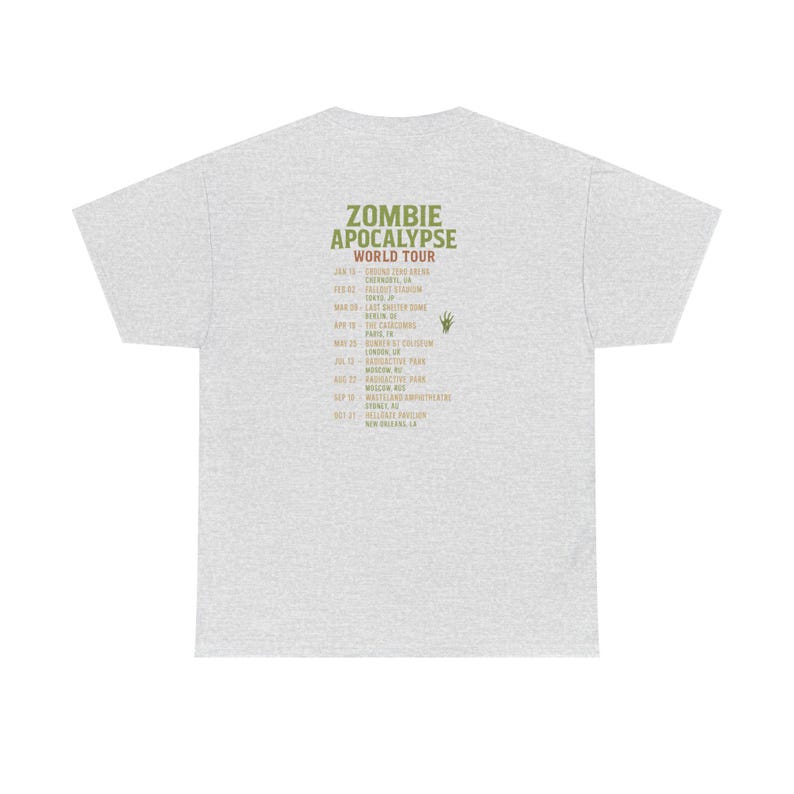 T-shirt Zombie Apocalypse World Tour image 4